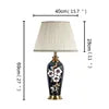 Modern Table Lamps Enamel Ceramic Desk Lighting LED for Home Creative Hotel Bedroom Decoration