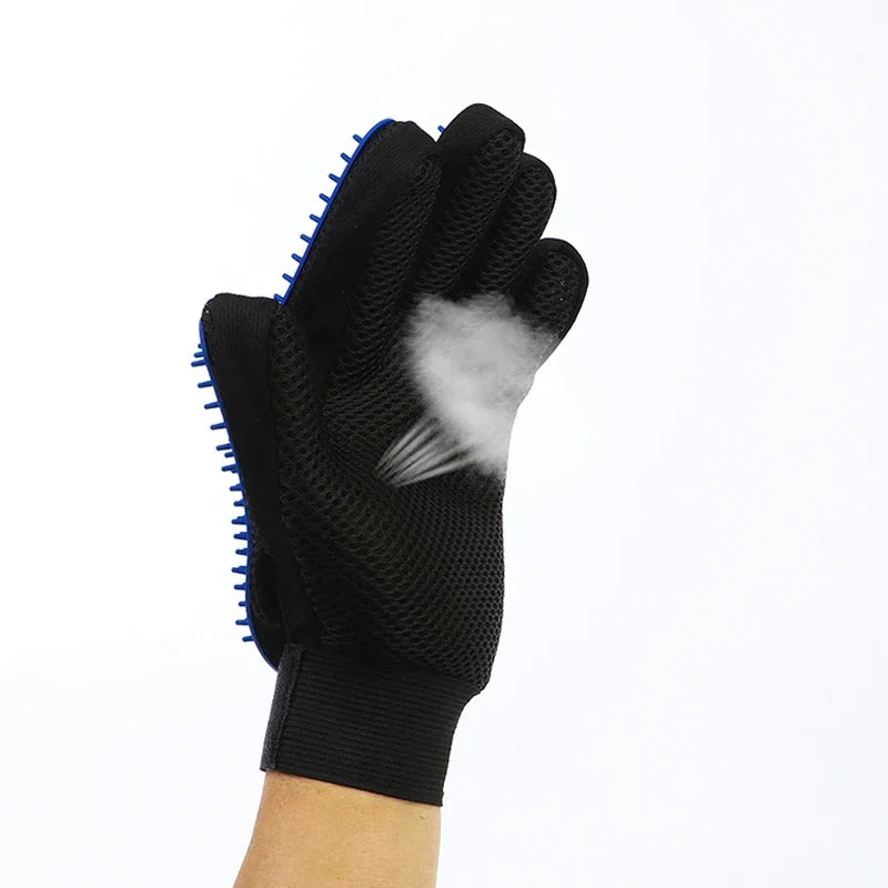 Silicone Pet Grooming Gloves.