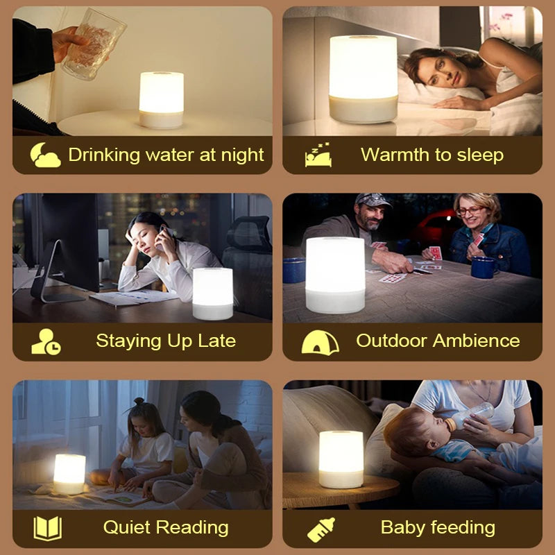 Bedside Led Night Lights Charging Desktop