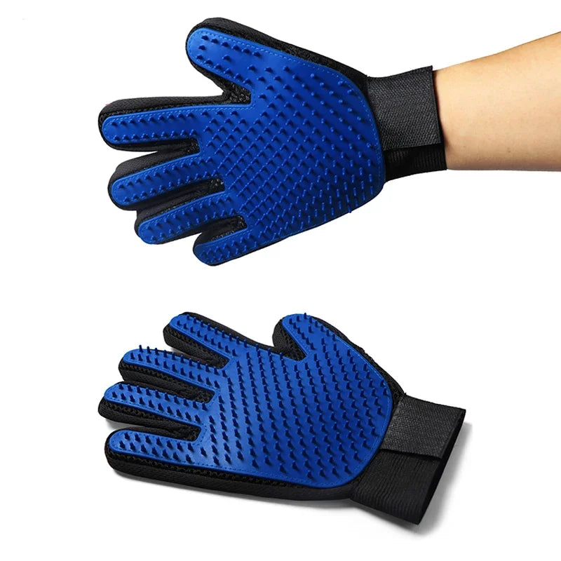 Silicone Pet Grooming Gloves.