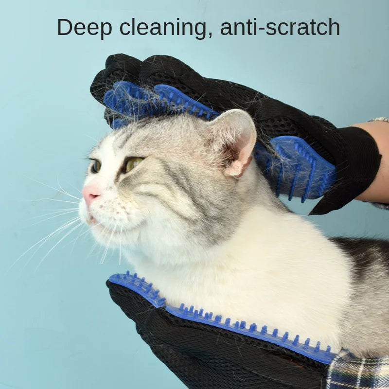 Silicone Pet Grooming Gloves.