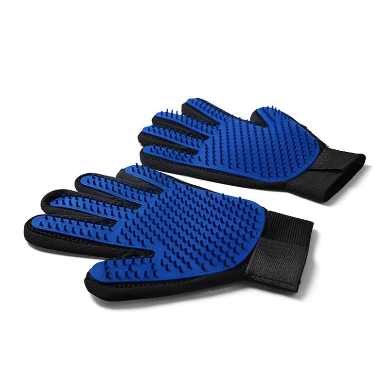 Silicone Pet Grooming Gloves.