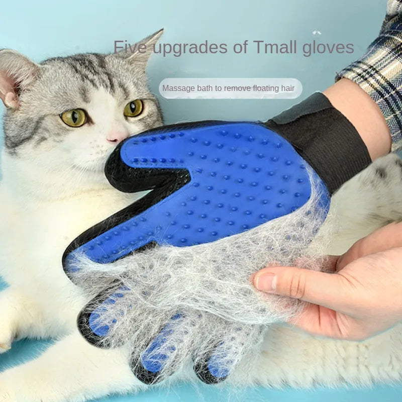 Silicone Pet Grooming Gloves.