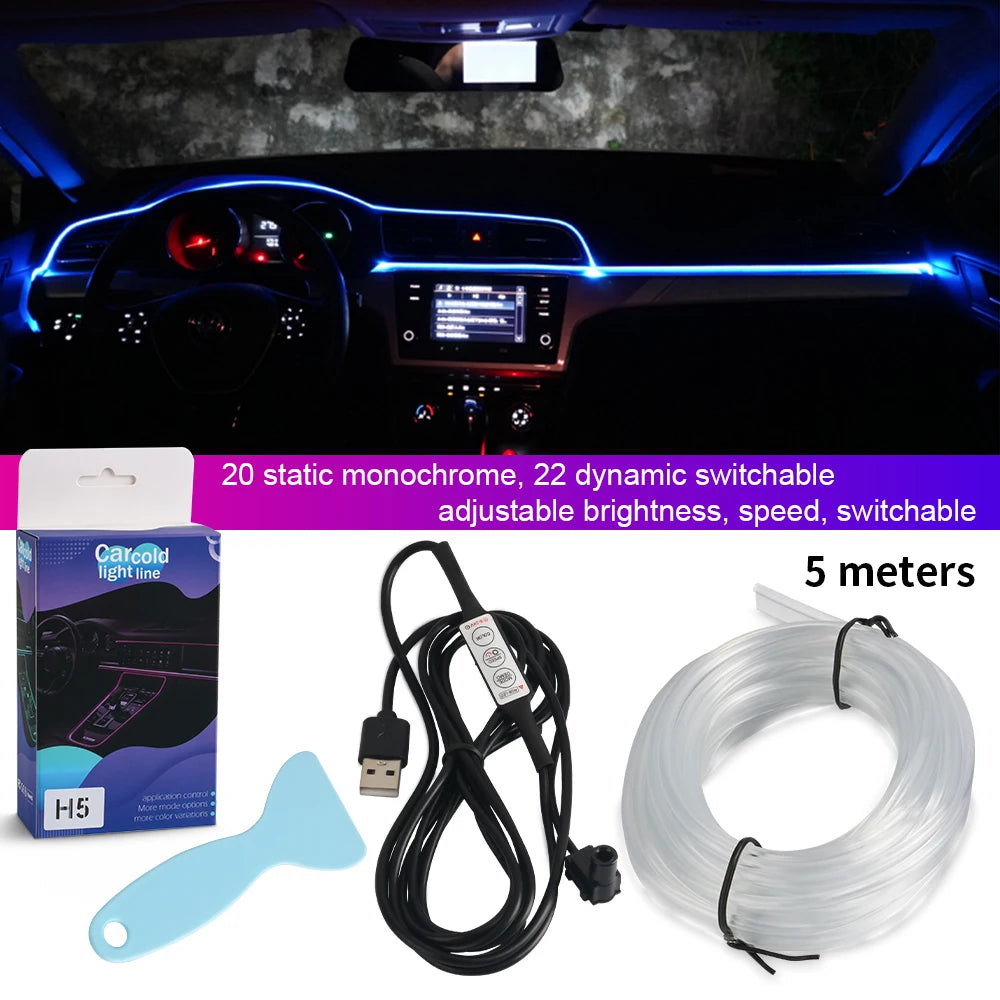 1/2/3/5M Neon Led Strip Light  7 Colors