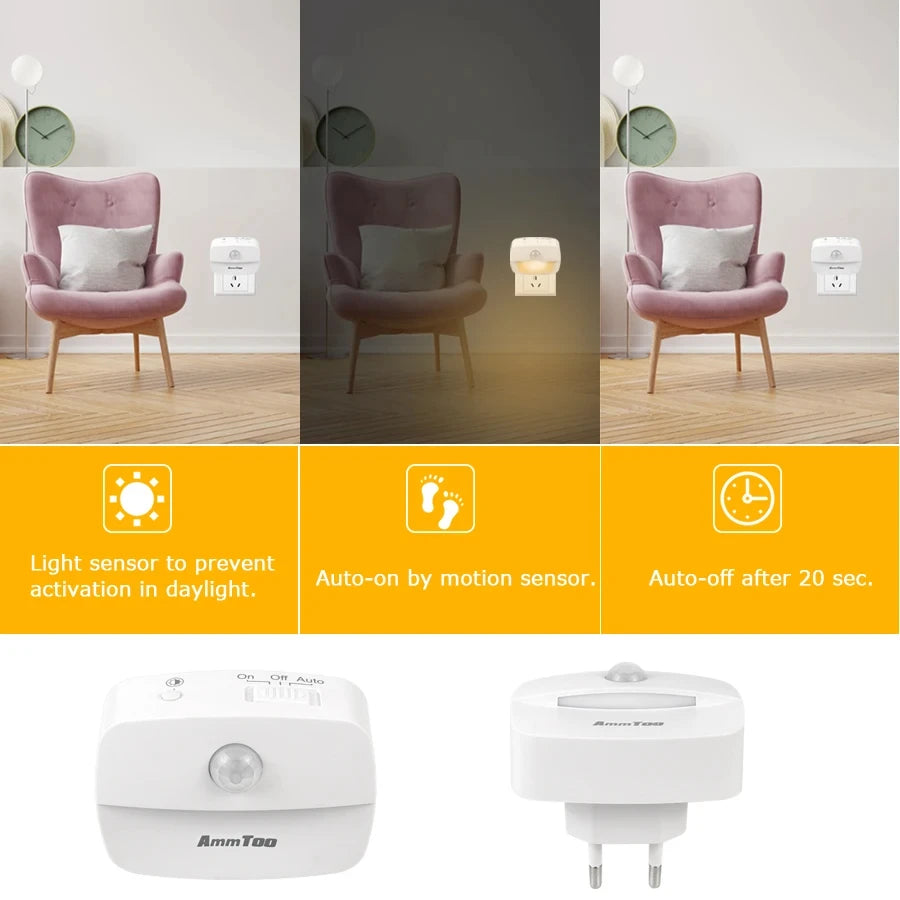 LED Night Light Motion Sensor Light