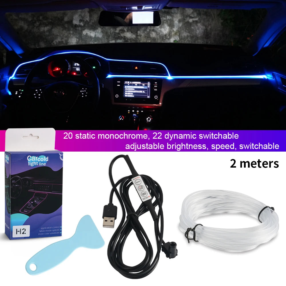 1/2/3/5M Neon Led Strip Light  7 Colors