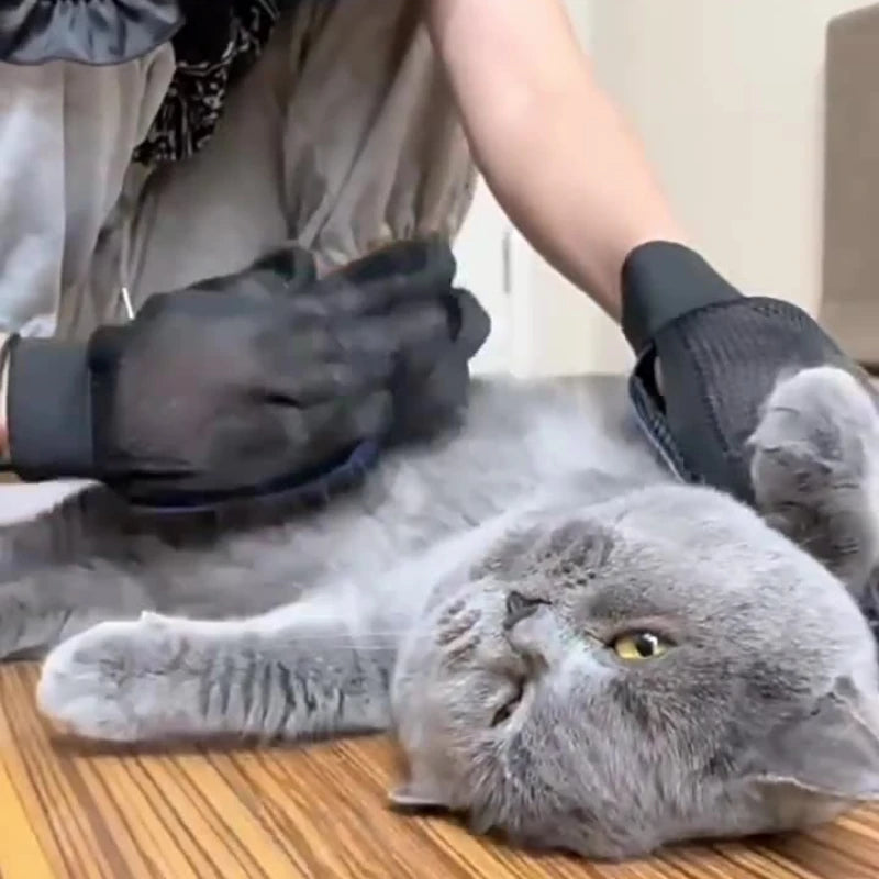 Silicone Pet Grooming Gloves.