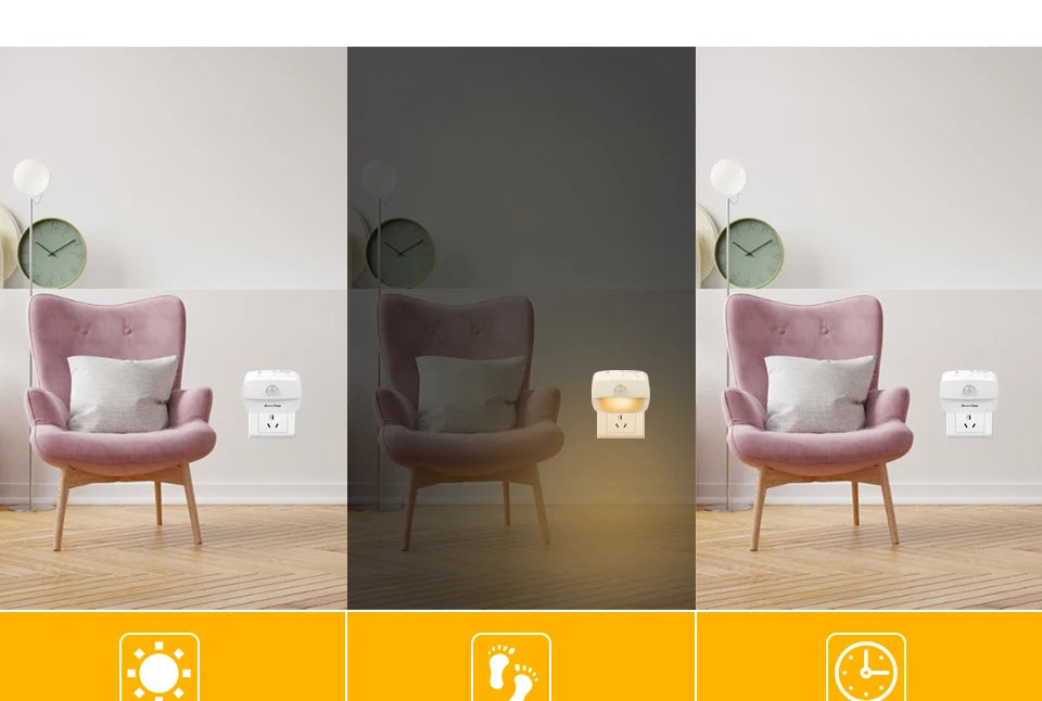 LED Night Light Motion Sensor Light